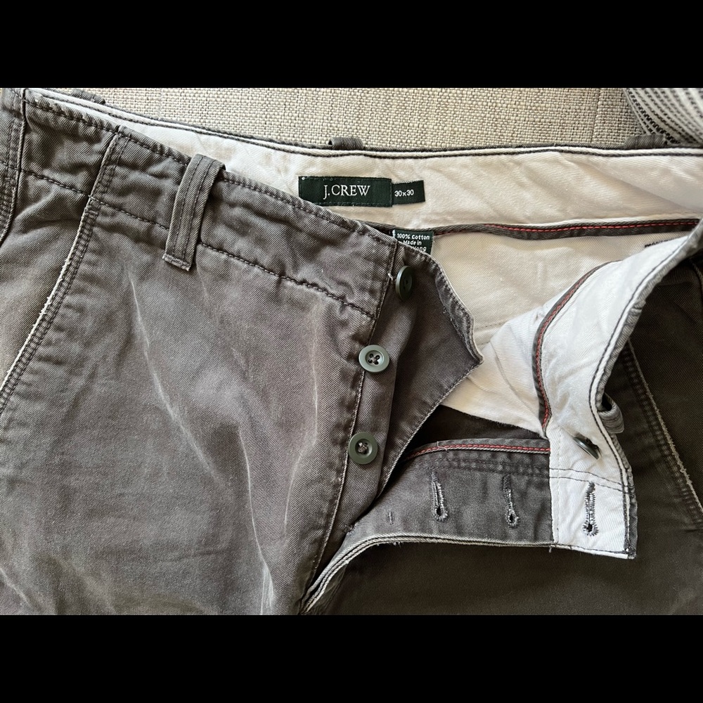 Vintage J. Crew 30x30 Cargo Pants with button fly